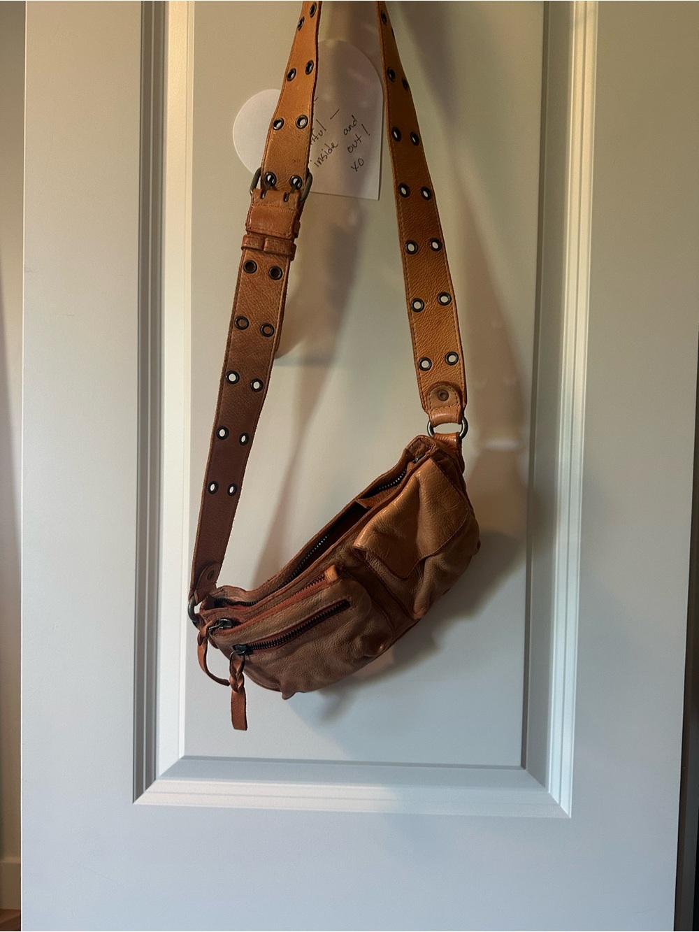 Wade leather sling bag from Free People